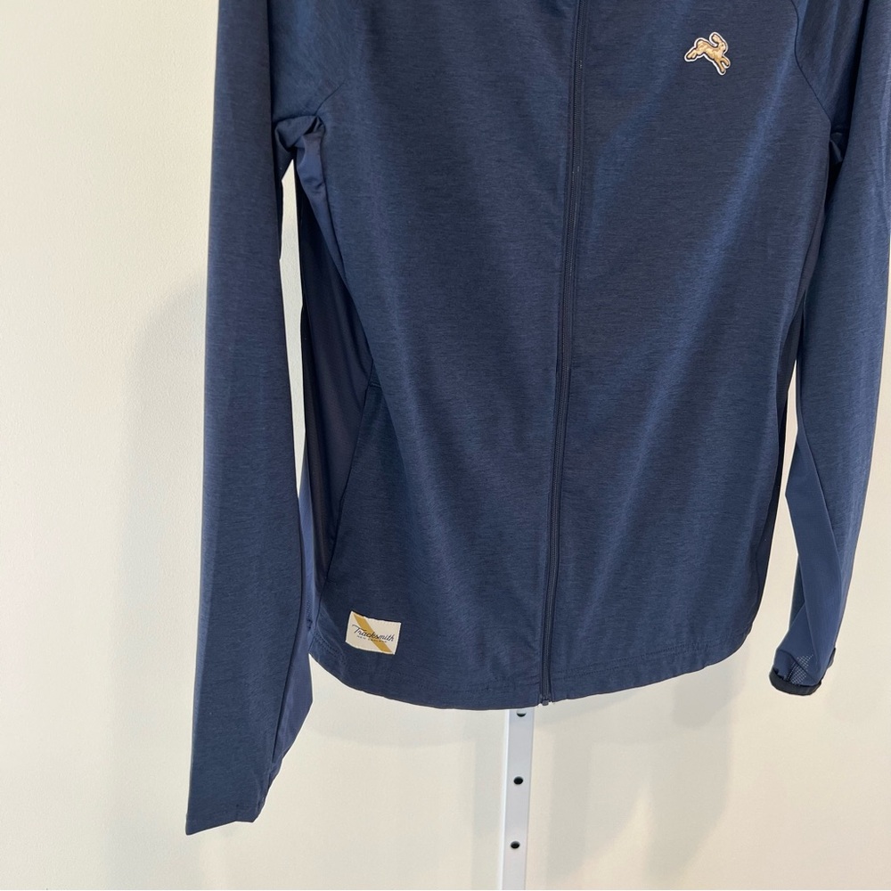 Tracksmith Navy Session Runners Jacket Full Zip Mens Sz Small - Picture 9 of 15